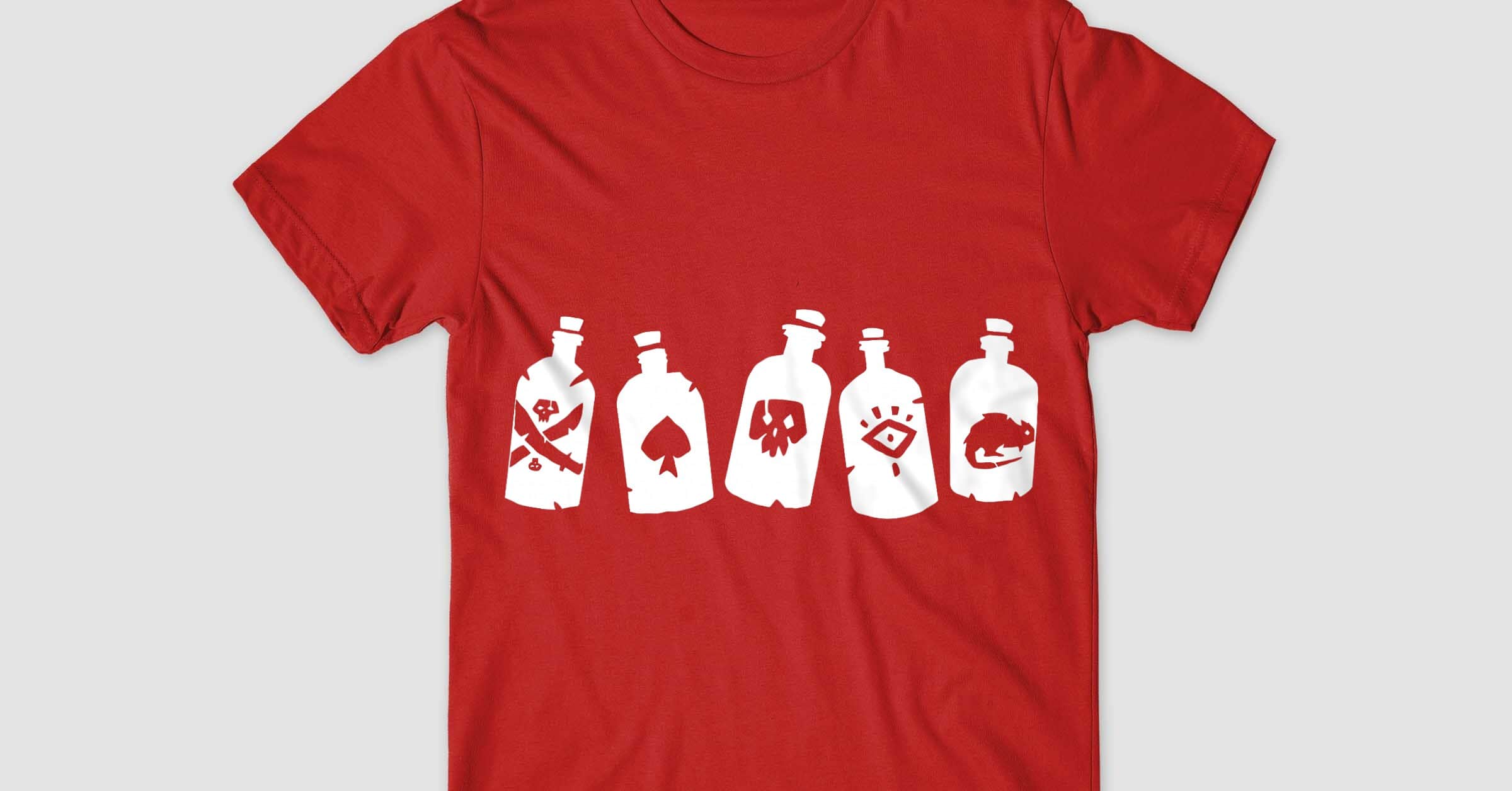 Rum bottles Póló Sea of Thieves