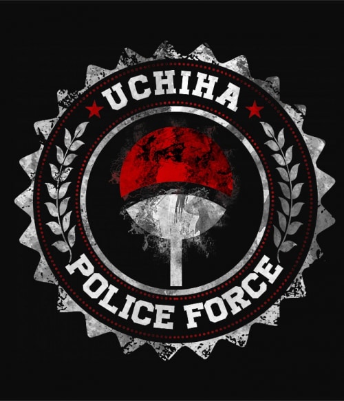 Uchiha Police Force Póló - Naruto - Grenn
