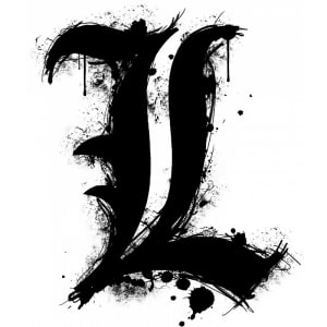 Death Note L Death Note L Póló - Death Note - Grenn