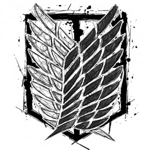 Graphic legion logo Graphic legion logo Póló - Attack on Titan - Grenn