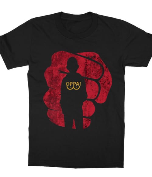 One Punch Man silhouette One Punch Man silhouette Póló - One-Punch Man - Grenn