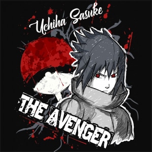 Sasuke Uchiha - The Avenger Sasuke Uchiha - The Avenger Póló - Naruto - Grenn
