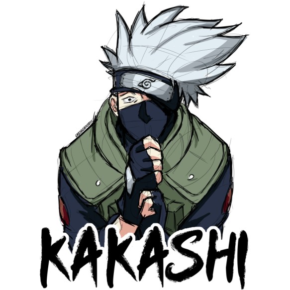 Kakashi graphic Pólók, Pulóverek, Bögrék - Naruto