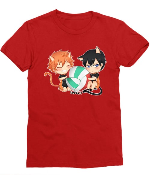 ChibiNeko Haikyuu! ChibiNeko Haikyuu! Póló - High Kyuu!! - Lindako