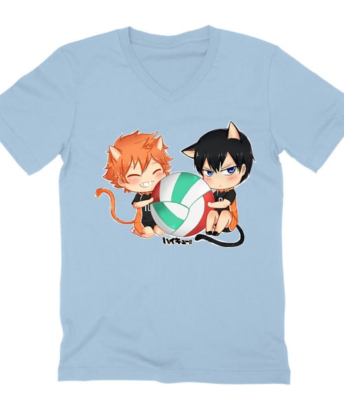 ChibiNeko Haikyuu! ChibiNeko Haikyuu! Póló - High Kyuu!! - Lindako