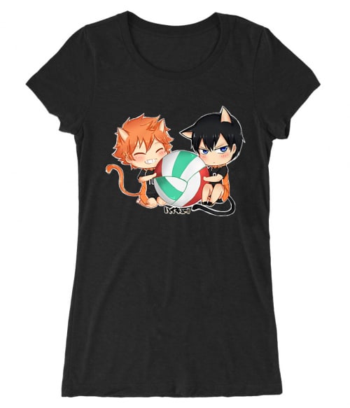 ChibiNeko Haikyuu! ChibiNeko Haikyuu! Póló - High Kyuu!! - Lindako