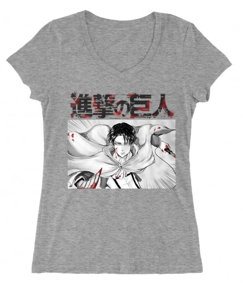 Shingeki no Kyojin - Levi Shingeki no Kyojin - Levi Póló - Attack on Titan - Lindako