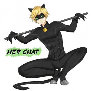 Her Chat - Miraculous Ladybug Her Chat - Miraculous Ladybug Póló - Miraculous Ladybug - Lindako