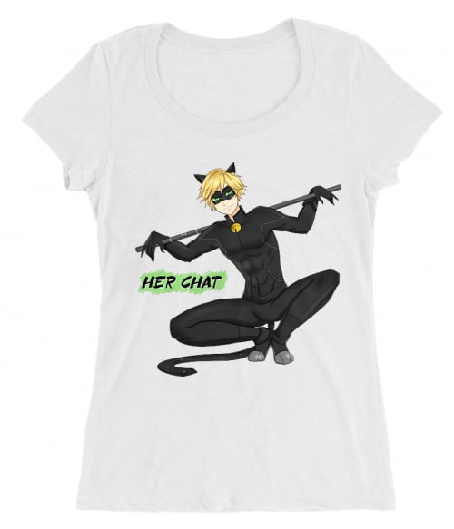 Her Chat - Miraculous Ladybug Her Chat - Miraculous Ladybug Póló - Miraculous Ladybug - Lindako