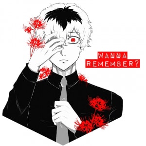 Wanna remember? Haise Sasaki - Tokyo Ghoul Wanna remember? Haise Sasaki - Tokyo Ghoul Póló - Tokyo Ghoul:RE - Lindako