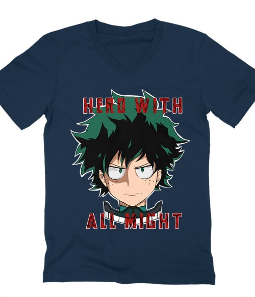 Hero With All Might Hero With All Might Póló - My Hero Academia - Lindako