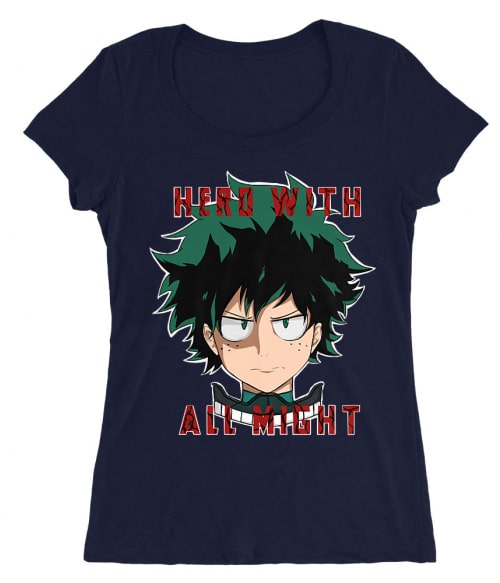 Hero With All Might Hero With All Might Póló - My Hero Academia - Lindako