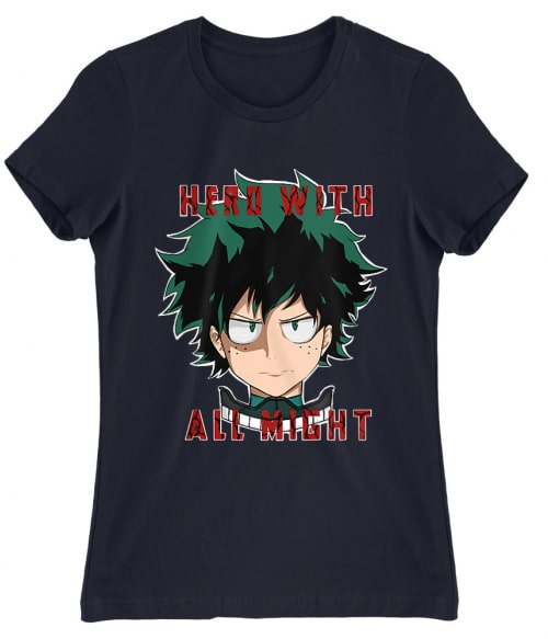 Hero With All Might Hero With All Might Póló - My Hero Academia - Lindako