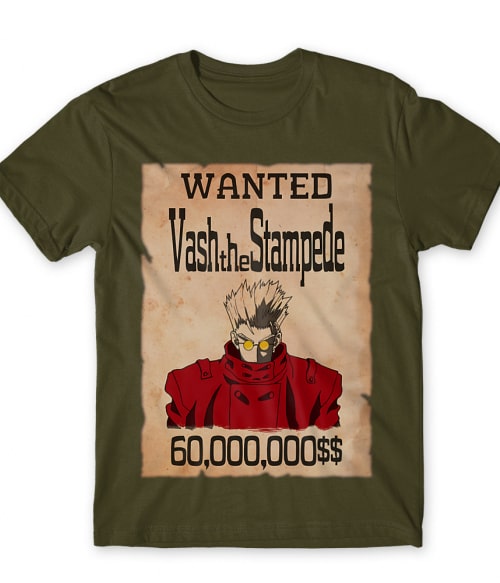 Vash wanted Vash wanted Póló - Trigun - Macy