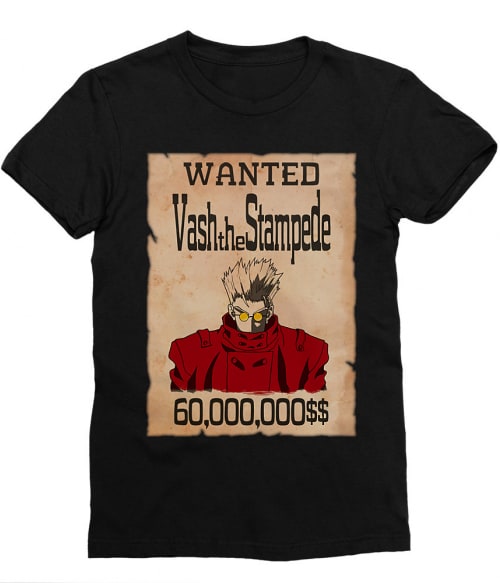 Vash wanted Vash wanted Póló - Trigun - Macy