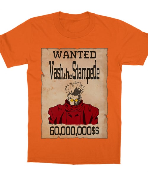 Vash wanted Vash wanted Póló - Trigun - Macy