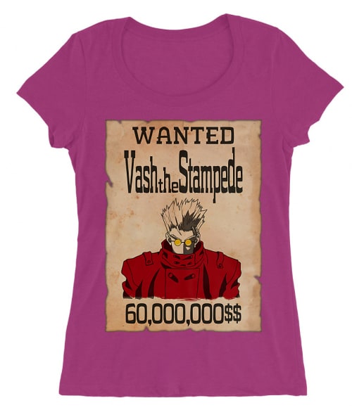 Vash wanted Vash wanted Póló - Trigun - Macy