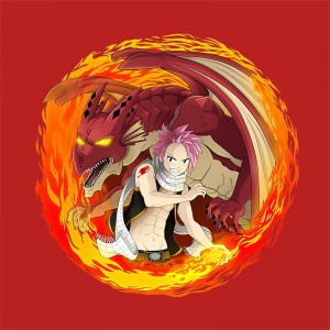 Natsu and Igneel Natsu and Igneel Póló - Fairy Tail - RenoViol