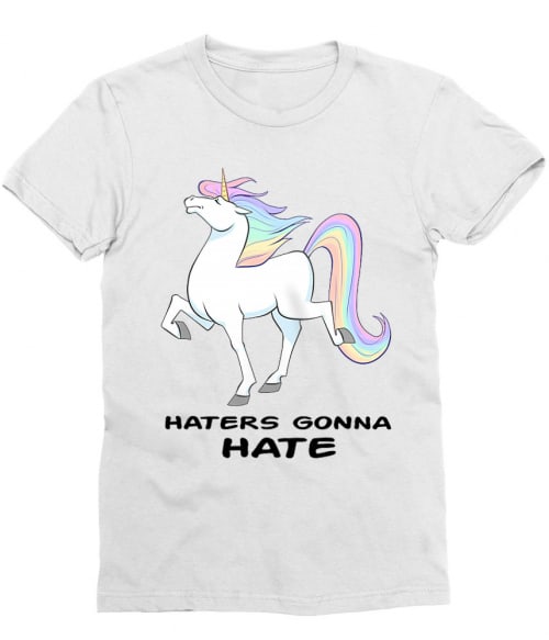 Haters gonna hate - Unikornis Haters gonna hate - Unikornis Póló - - RenoViol