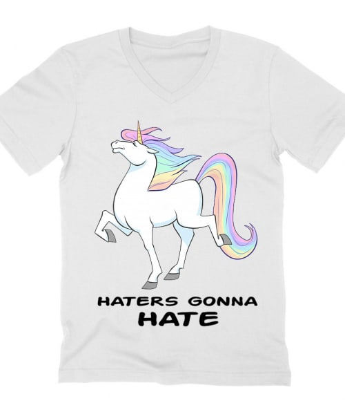 Haters gonna hate - Unikornis Haters gonna hate - Unikornis Póló - - RenoViol