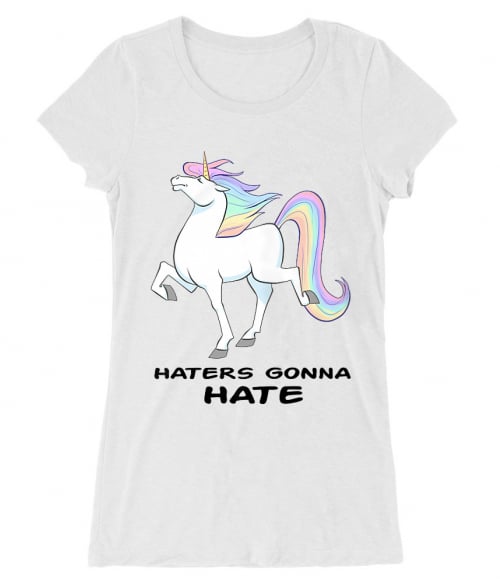 Haters gonna hate - Unikornis Haters gonna hate - Unikornis Póló - - RenoViol