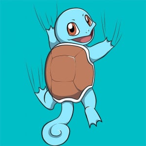 Lógó Squirtle Lógó Squirtle Póló - Pokemon - RenoViol