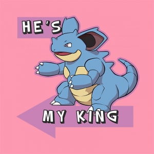 Ő az én Királyom! Ő az én Királyom! Póló - Pokemon - RenoViol