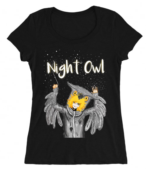 Night Owl Night Owl Póló - - Rotnoir