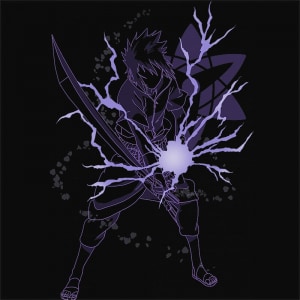 Sasuke Chidori Sasuke Chidori Póló - Naruto - Timmer