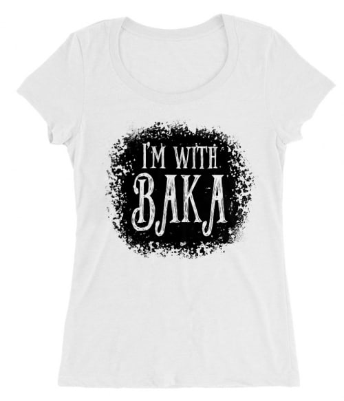 I'm with Baka – Tim Burton style I'm with Baka – Tim Burton style Póló -