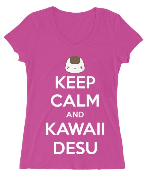 Keep Calm and Kawaii desu Keep Calm and Kawaii desu Póló -