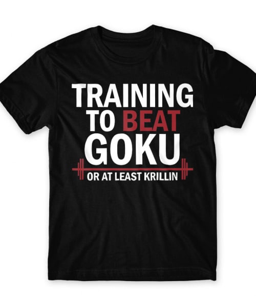 Training to beat Goku Training to beat Goku Póló - Dragon Ball