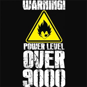 Over 9000 Over 9000 Póló - Dragon Ball - VikingSkull