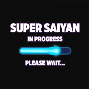 Super Saiyan in progress Super Saiyan in progress Póló - Dragon Ball - VikingSkull
